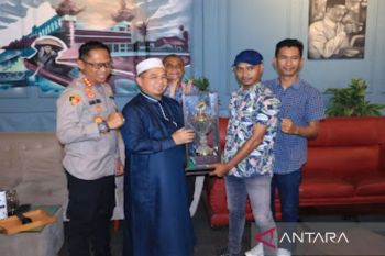 Wali Kota Cup Badminton antar wartawan ramaikan Harjad Banjarmasin