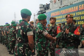 Dua Batalyon pertahanan udara jaga perbatasan RI-Malaysia