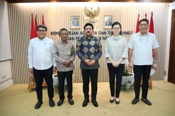 Rusdy Mastura temui Menteri ATR/BPN bahas masalah agraria
