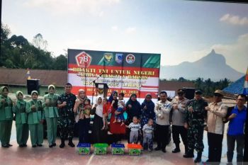 Kodim Lahat bantu keluarga miliki balita cegah stunting