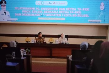 Pj Gubernur Sulsel harap PKK-Dekranasda bersinergi atasi stunting