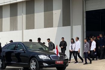 Jokowi tinjau proyek Kereta Cepat Jakarta - Bandung