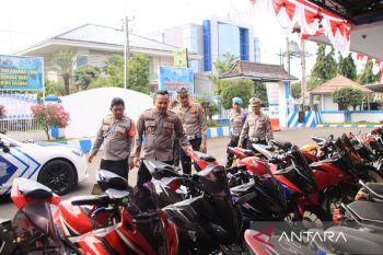 Polres Pekalongan  Kota amankan 101 sepeda motor berknalpot brong
