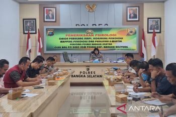 Polda Babel periksa psikologi calon pemegang senpi Polres Bangka Selatan