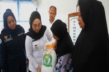 Pemkab Mamuju salurkan bantuan 517 ton beras CPP kepada 17.235 KPM
