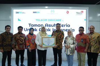 Telkom menghadirkan taman ramah anak tersertifikasi KemenPPPA