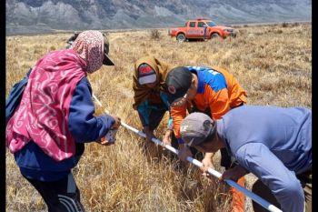 BPBD Probolinggo perbaiki pipa air rusak akibat karhutla di Bromo