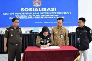 Mamuju sosialisasikan SPIP cegah tindak pidana korupsi