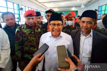 Cak Imin temui pimpinan Muhammadiyah di Makassar