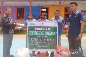 Rutan Kelas IIB Selayar menyalurkan ZIS melalui Baznas