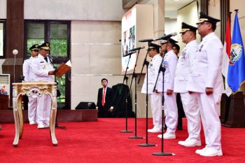 Pj Gubernur Sulsel melantik penjabat bupati untuk empat daerah