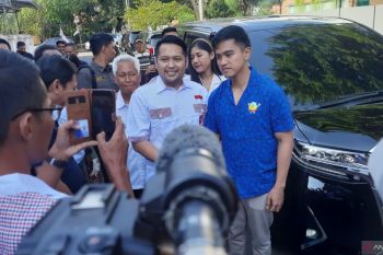 Kaesang kunjungi relawan Bara JP usai diumumkan jadi ketum PSI
