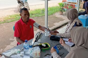 Polda Kepri terus berikan pelayanan kesehatan gratis untuk warga Rempang