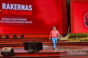 Mega, Ganjar, hingga Jokowi bakal berpidato pada Rakernas IV PDIP di JIExpo Kemayoran