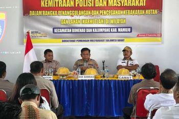 Polda Sulbar bangun kemitraan bersama masyarakat guna cegah karhutla