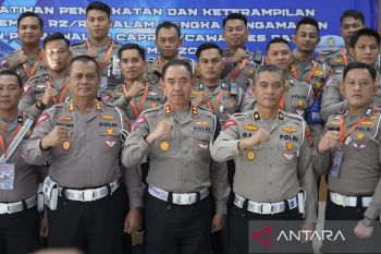Ditlantas Polda Sulsel gelar pelatihan pengawalan Capres-Cawapres 2024