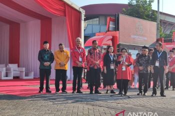 Presiden Jokowi menyampaikan dampak nyata krisis pangan global di Rakernas PDIP