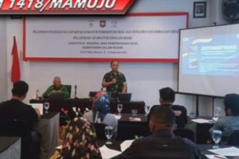 Kodim Mamuju tanamkan nilai kebangsaan di desa