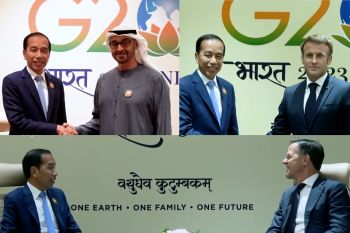 Jokowi temui tiga pemimpin negara, bahas IKN hingga transisi energi