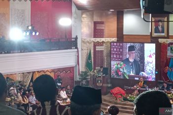 Gubernur Mahyeldi sampaikan capaian daerah pada HUT ke-78 Sumbar