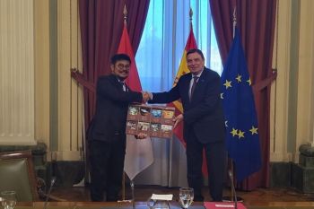 Menkumham sebut Menteri Pertanian Syahrul Yasin Limpo masih di luar negeri