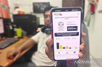 Kualitas udara di Palangka Raya masuk kategori bahaya