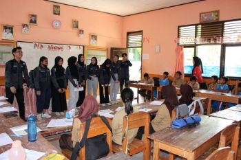 Himpunan Mahasiswa Teknik Biomedis Chetikrahayu Itera laksanakan kegiatan HMBM mengajar