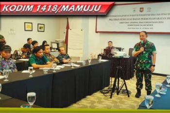 Kodim Mamuju melatih kepala desa jadi pemimpin