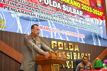 Polda Sulbar mantapkan kesiapan personel untuk pengamanan Pemil 2024