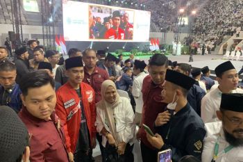Kaesang menghadiri Rapimnas Solidaritas Ulama Muda Jokowi di Jakarta