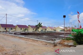 Pembangunan rumah korban longsor Serasan Natuna masuk tahap penyelesaian