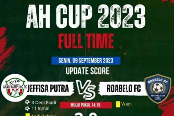 Banjir Gol diputaran ke dua Group B Anwar Hafid CUP 2023
