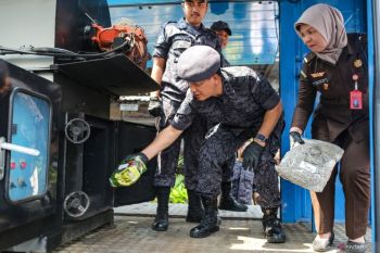 Pemusnahan 16 kg barbuk narkotika