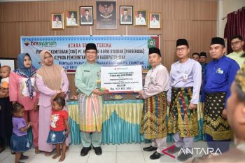 BRK Syariah salurkan bantuan bahan makanan tambahan untuk balita di Kabupaten Siak