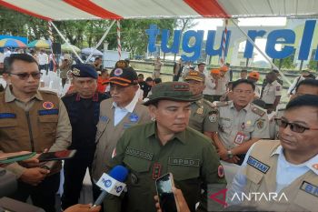 Pj Gubernur Sultra pimpin apel siaga PRB XI 2023  nasional di Kendari