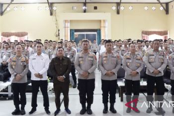 Polres Musi Rawas tingkatkan pengetahuan personil pengamanan Pemilu