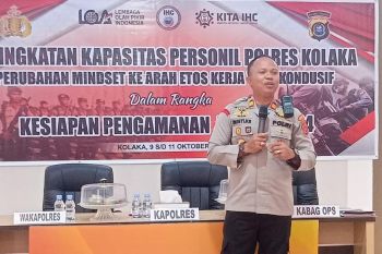 Polres Kolaka mematangkan persiapan pengamanan Pemilu 2024