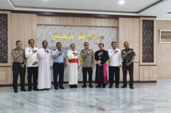 Uskup Agung lakukan kunjungan Pastoral ke lingkungan TNI-Polri di Lampung