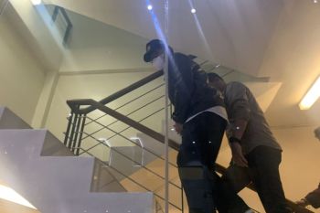Syahrul Yasin Limpo tiba di Gedung KPK