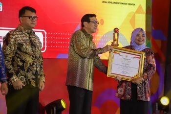 Sleman meraih penghargaan JDIHN dari Kemenkumham