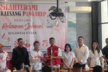 Ketua PSI temui Relawan Jokowi di Sulawesi Utara