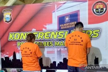 Polrestabes Makassar menangkap dua pelaku aborsi