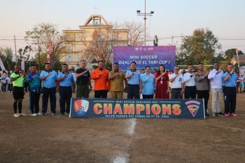 58 tim mini soccer meriahkan Danlanud EL Tari Cup 1