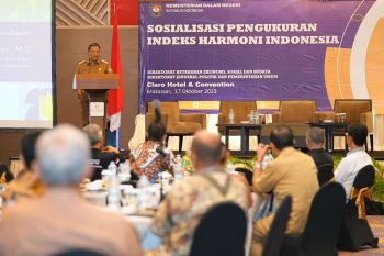 Pj Gubernur Sulsel berharap pengukuran indeks harmoni tekan konflik