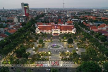 Kian cantik dan indah, Pemkot revitalisasi seluruh taman di Surabaya