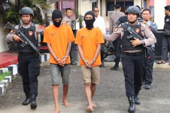 Polres Agam tangkap dua pelaku Curanmor di Pekanbaru Riau