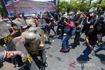 Bupati Gowa harap simulasi Sispamkot dorong terwujudnya pemilu damai