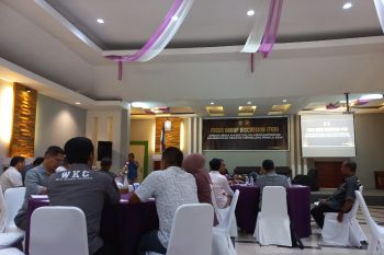 Polda Sulteng bersama media antisipasi pemberitaan negatif pada Pemilu 2024