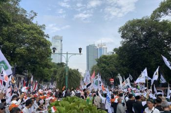 Yaa Lal Wathan dan selawat  menggema jelang pendaftaran Anies-Muhaimin