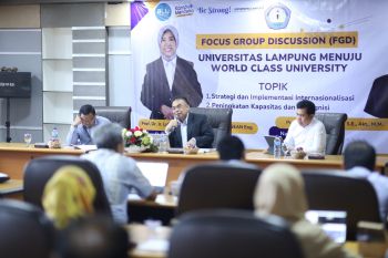 Unila gelar FGD menuju World Class University